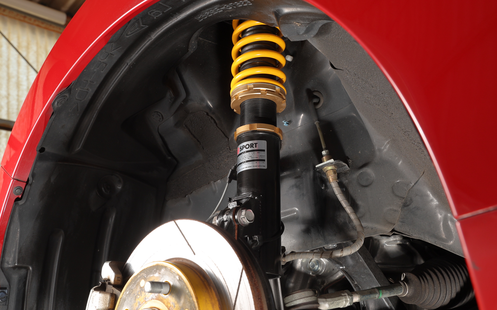 コペン（LA400K/A）フロント装着状態