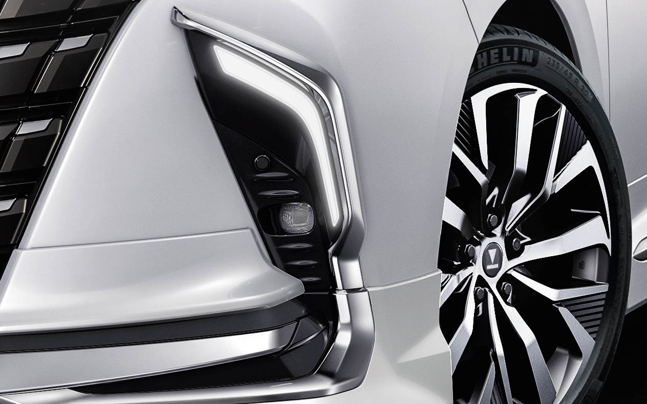 シグネチャーイルミブレードの点灯時イメージ