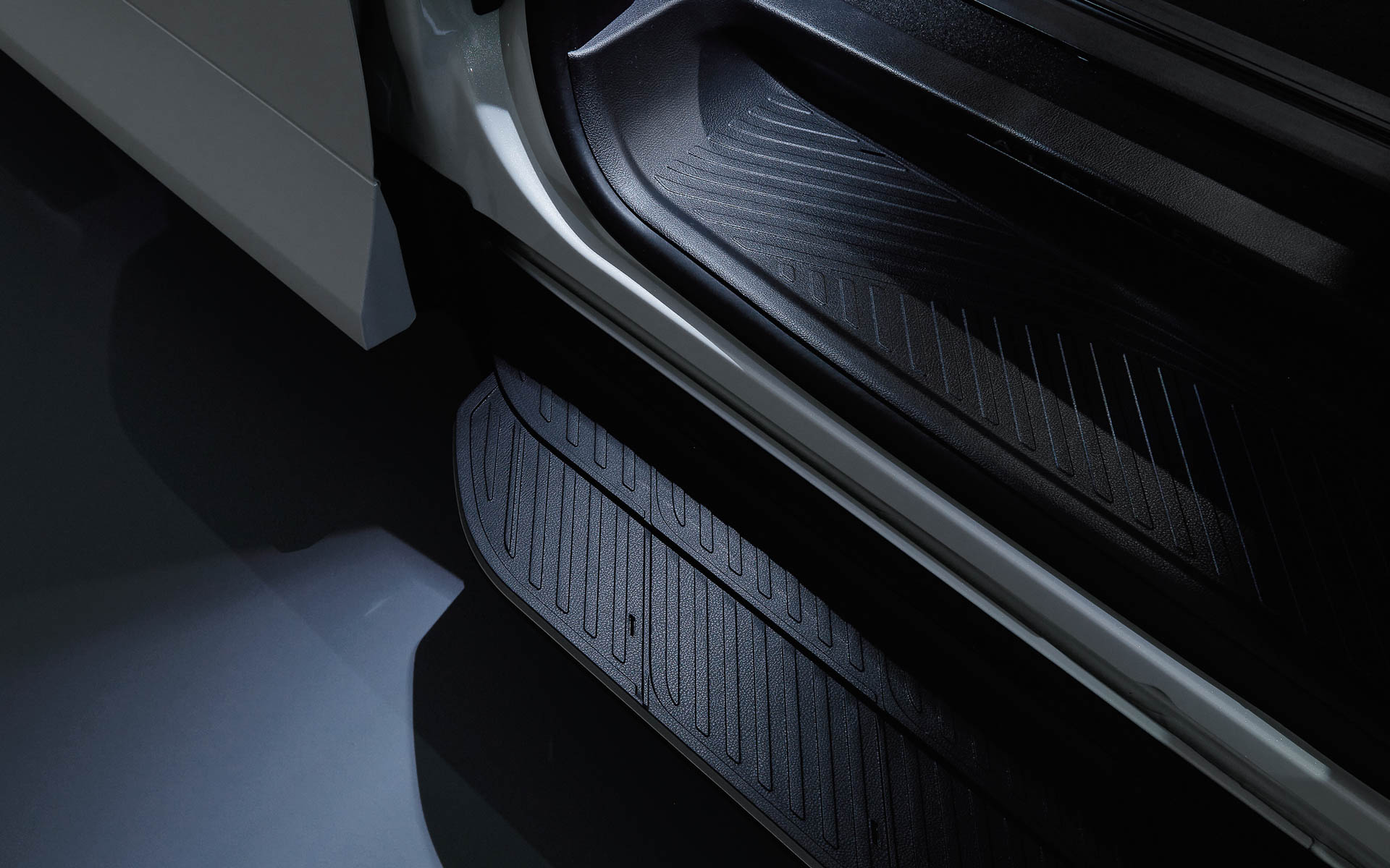 LEDスマートフットライト照射イメージ