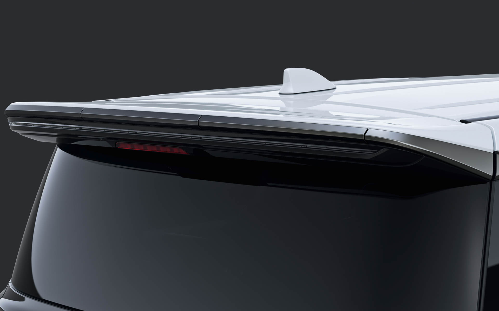 イルミルーフスポイラー（スモークメッキ、価格14万8500円）消灯時