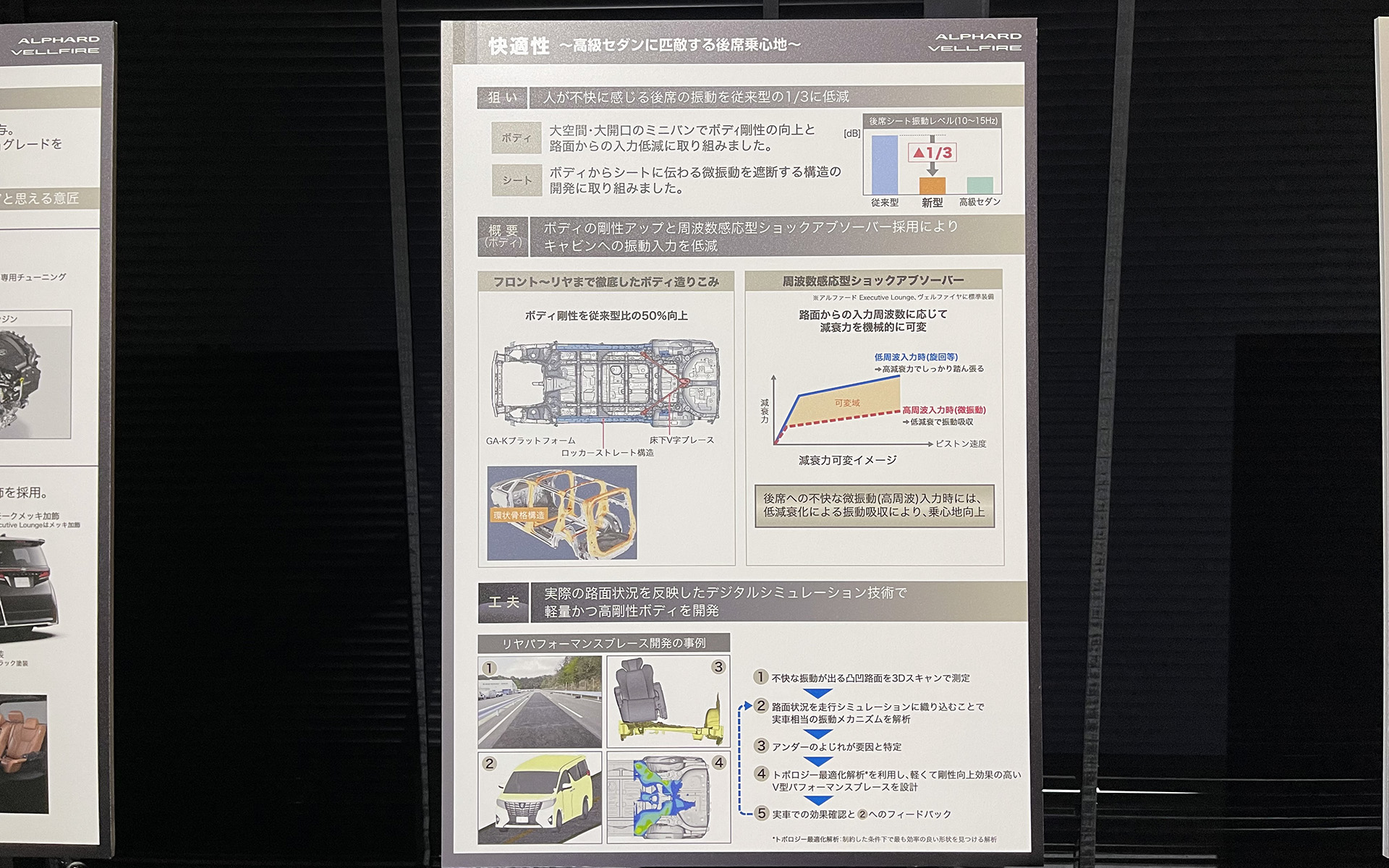 高級セダンに匹敵する後席乗り心地を実現