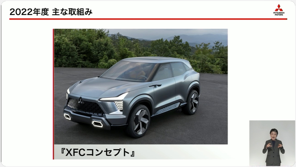 ルノーからOEM供給される「ASX」、「XFC コンセプト」をベースとした新型コンパクトSUV、「XRT コンセプト」をベースとした新型「トライトン」といった新型車の市場投入でさらなる成長を目指す