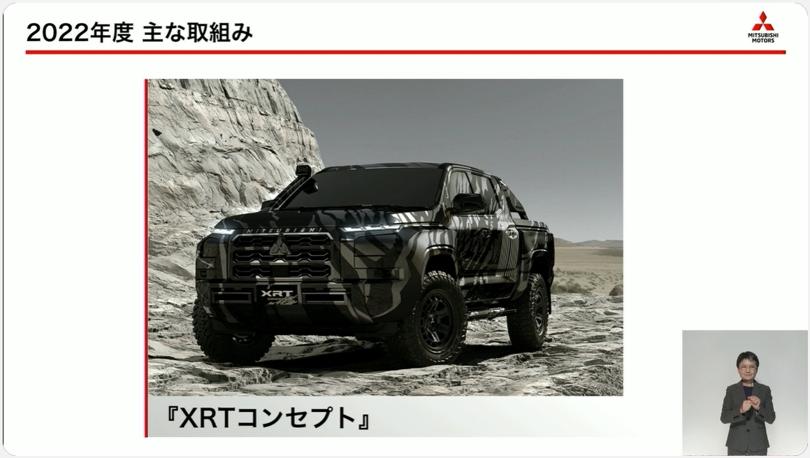ルノーからOEM供給される「ASX」、「XFC コンセプト」をベースとした新型コンパクトSUV、「XRT コンセプト」をベースとした新型「トライトン」といった新型車の市場投入でさらなる成長を目指す