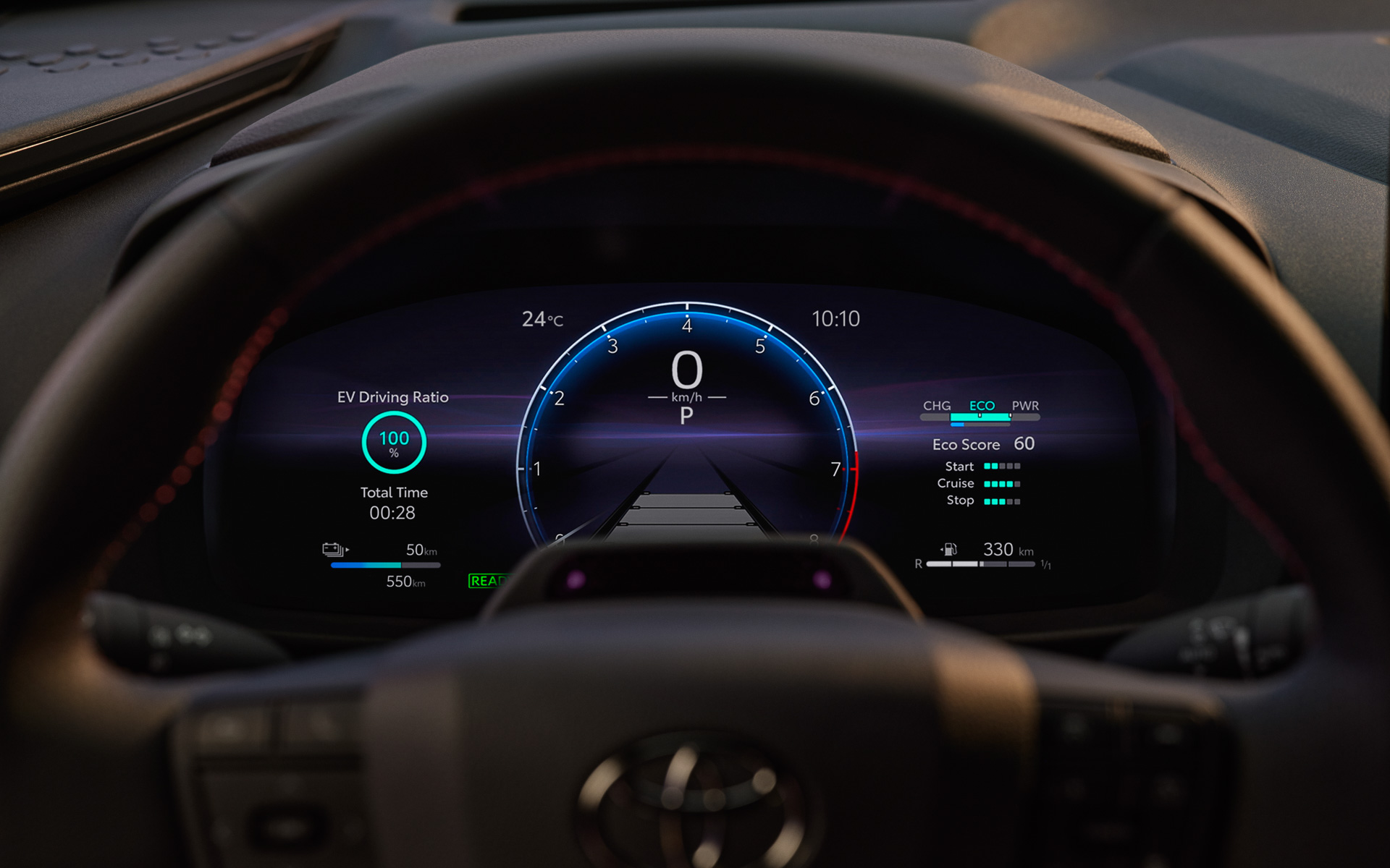 新型「C-HR」のインテリア