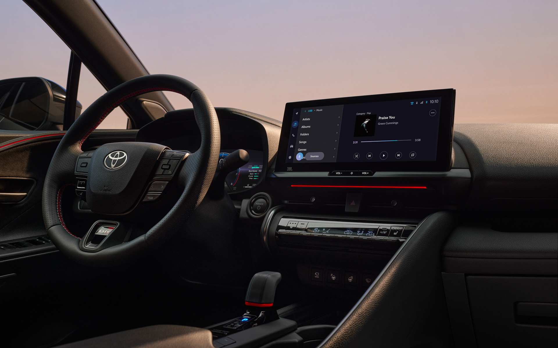 新型「C-HR」のインテリア