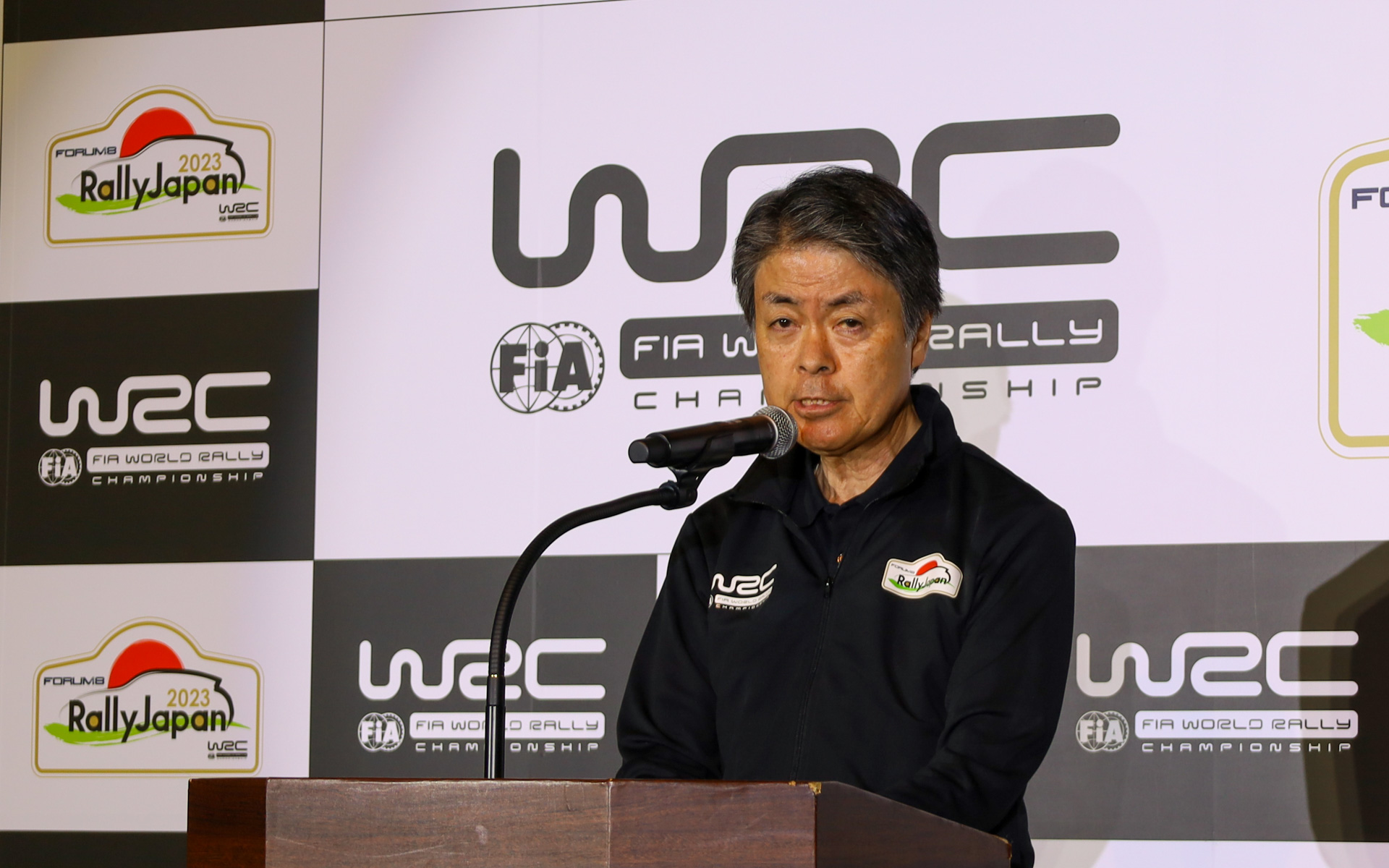 ラリージャパン2023実行委員会会長で豊田市長の太田稔彦氏