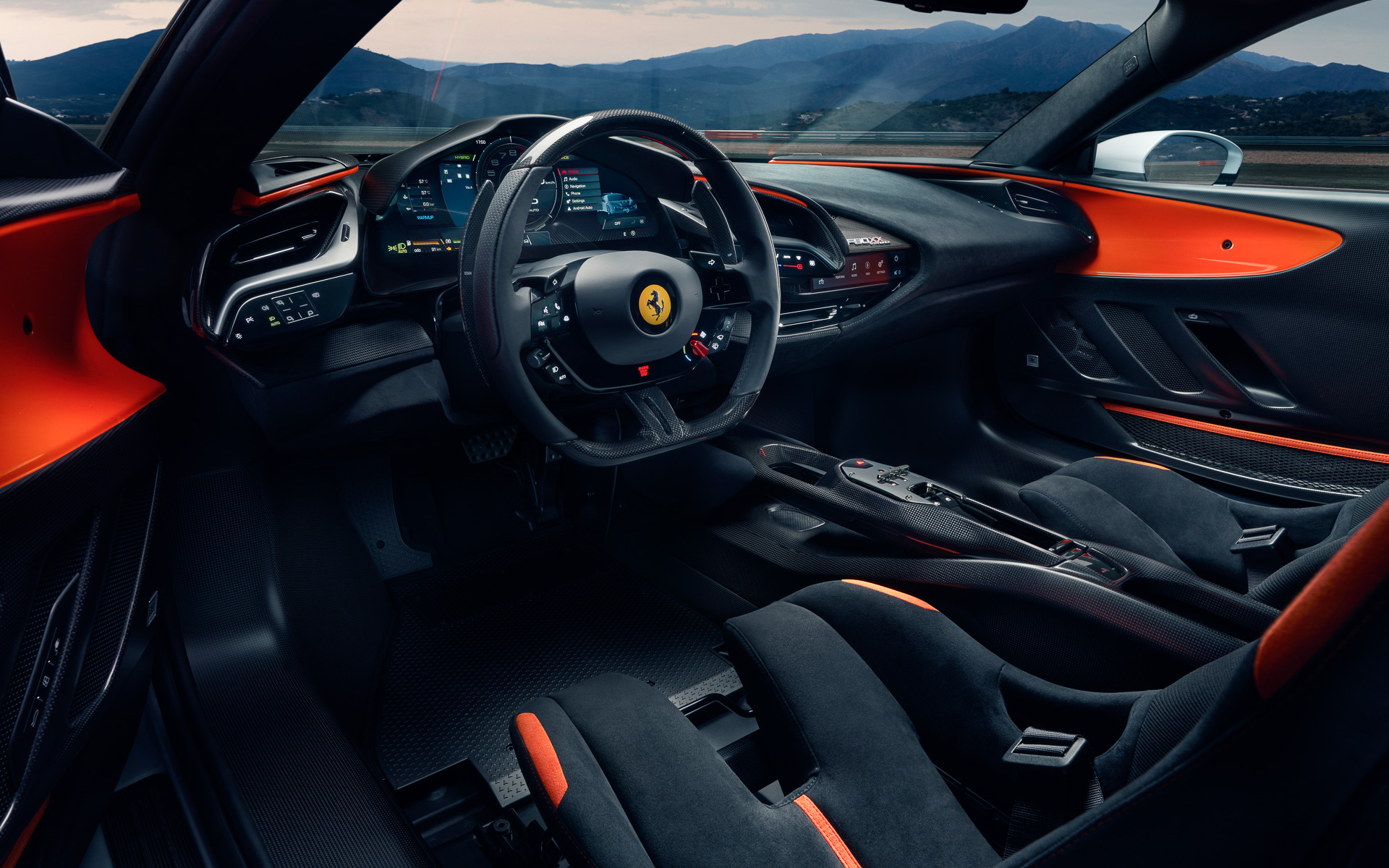 SF90 XX ストラダーレのインテリア