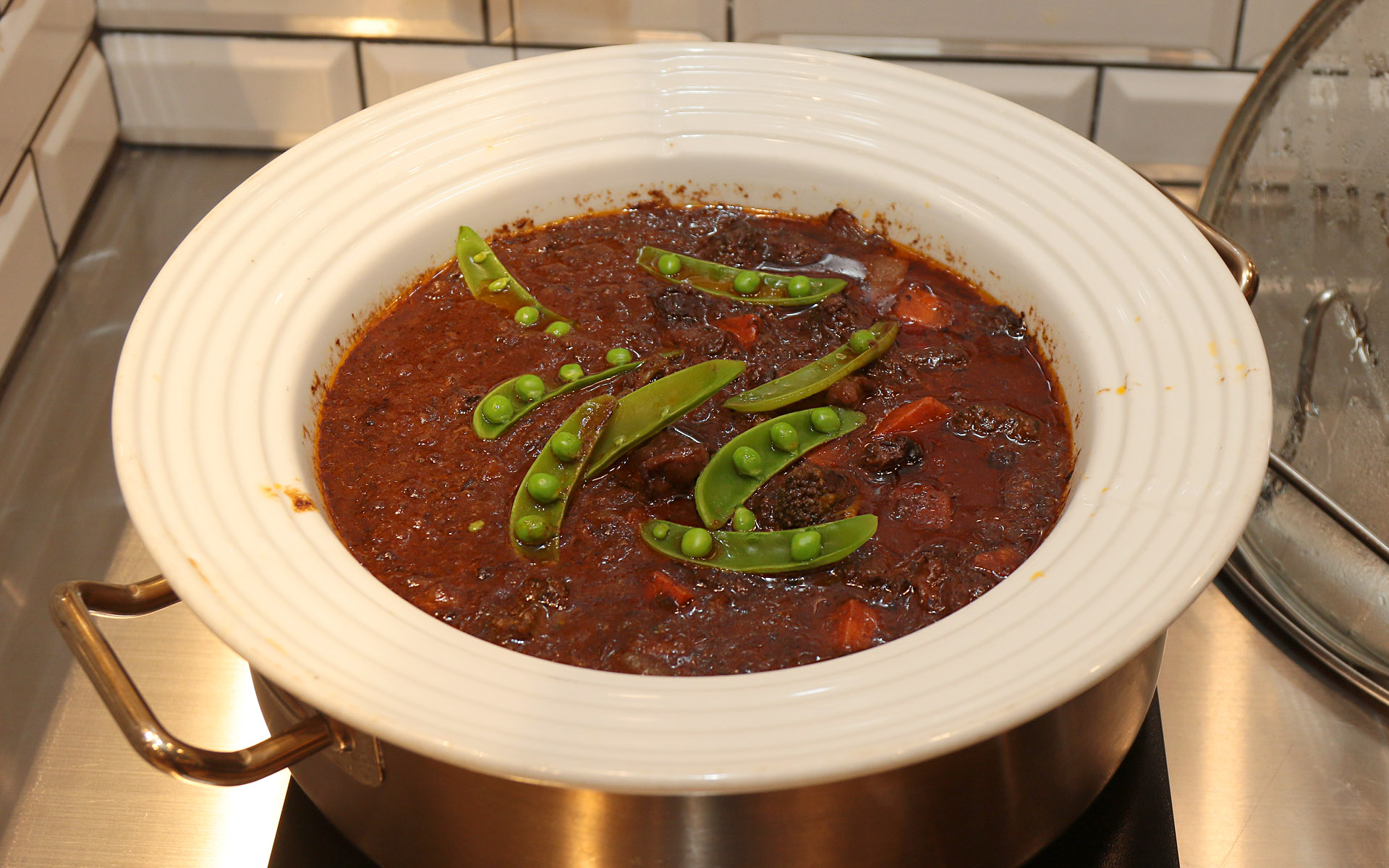 黒毛和牛のカシス煮込み