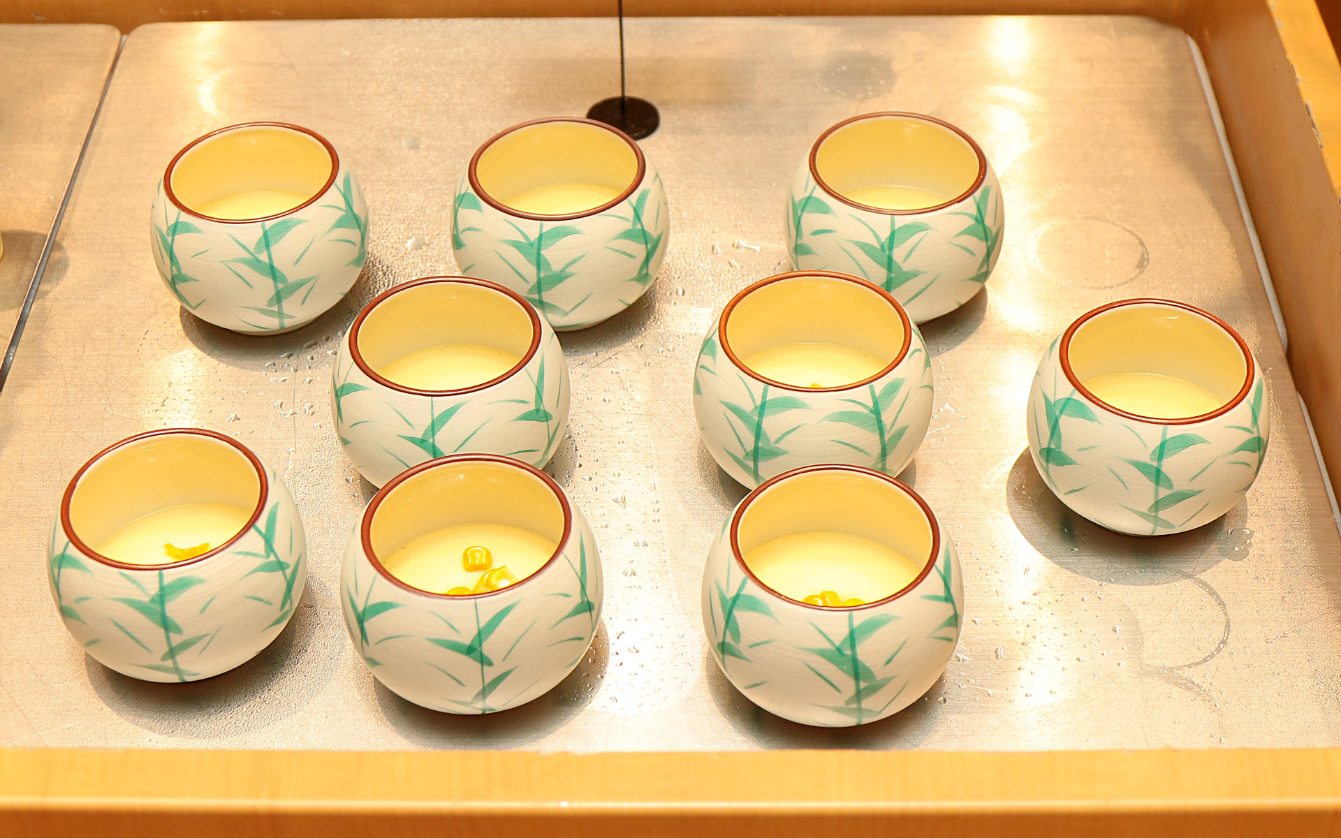 とうもろこしの冷やし茶碗蒸し