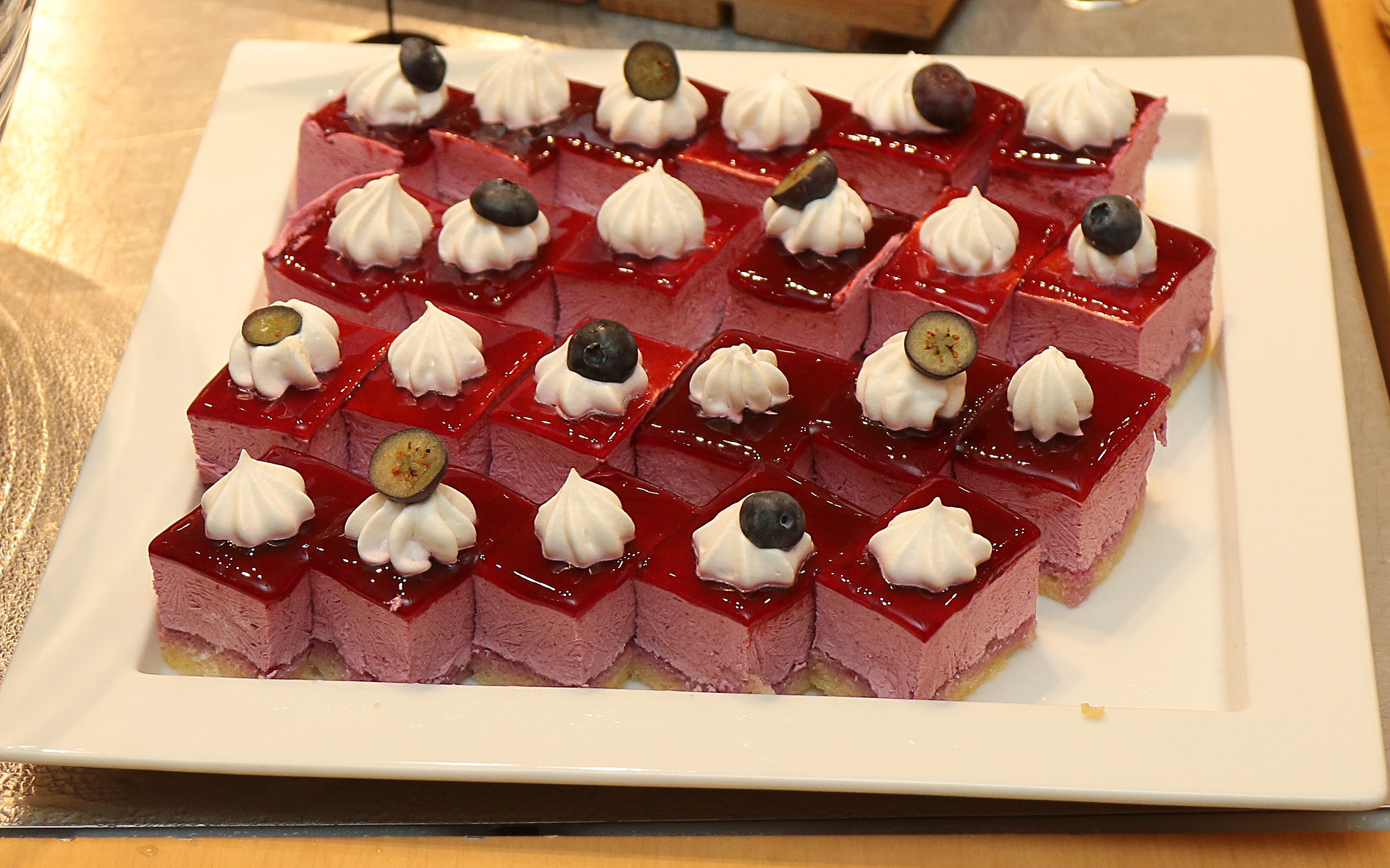 ブルーベリーとヨーグルトのムース