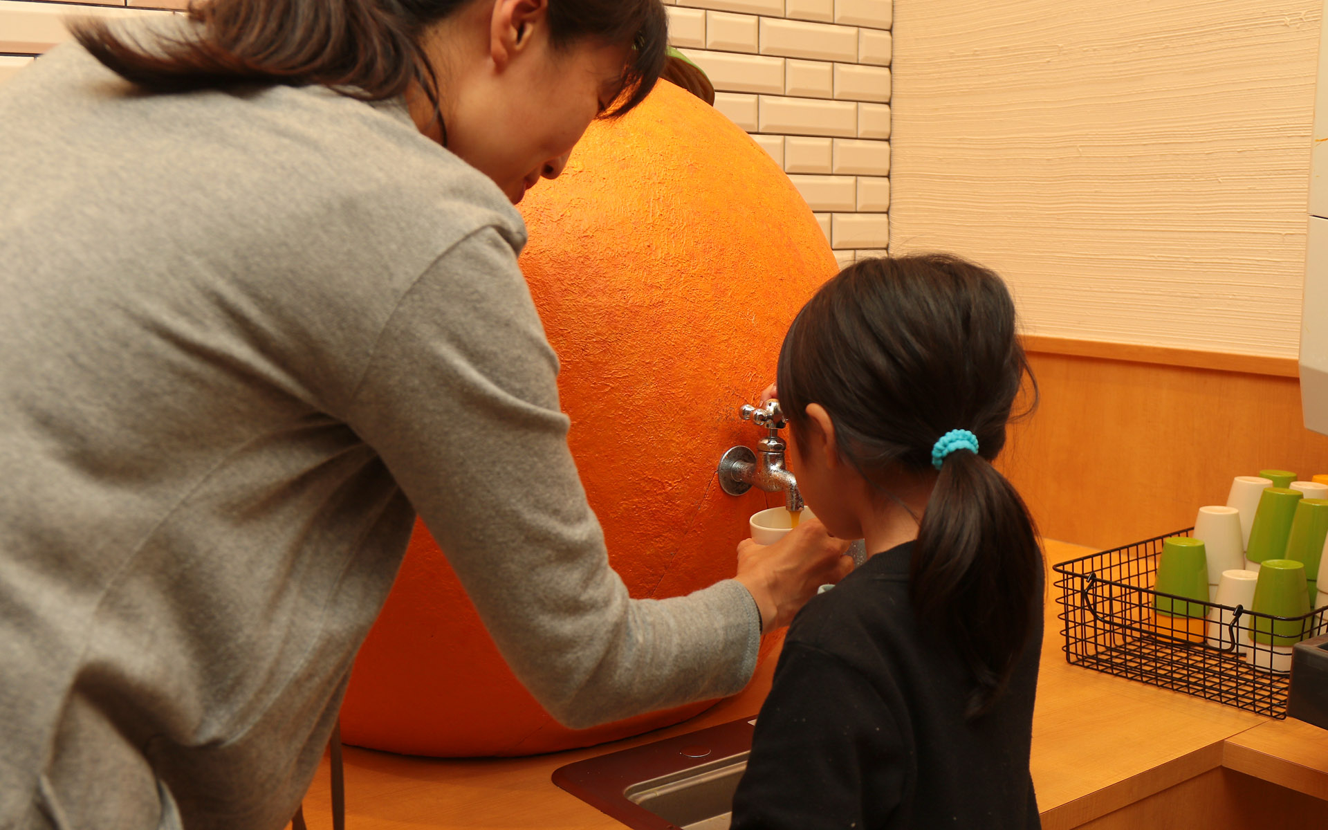 ミカンジュースは子どもに人気