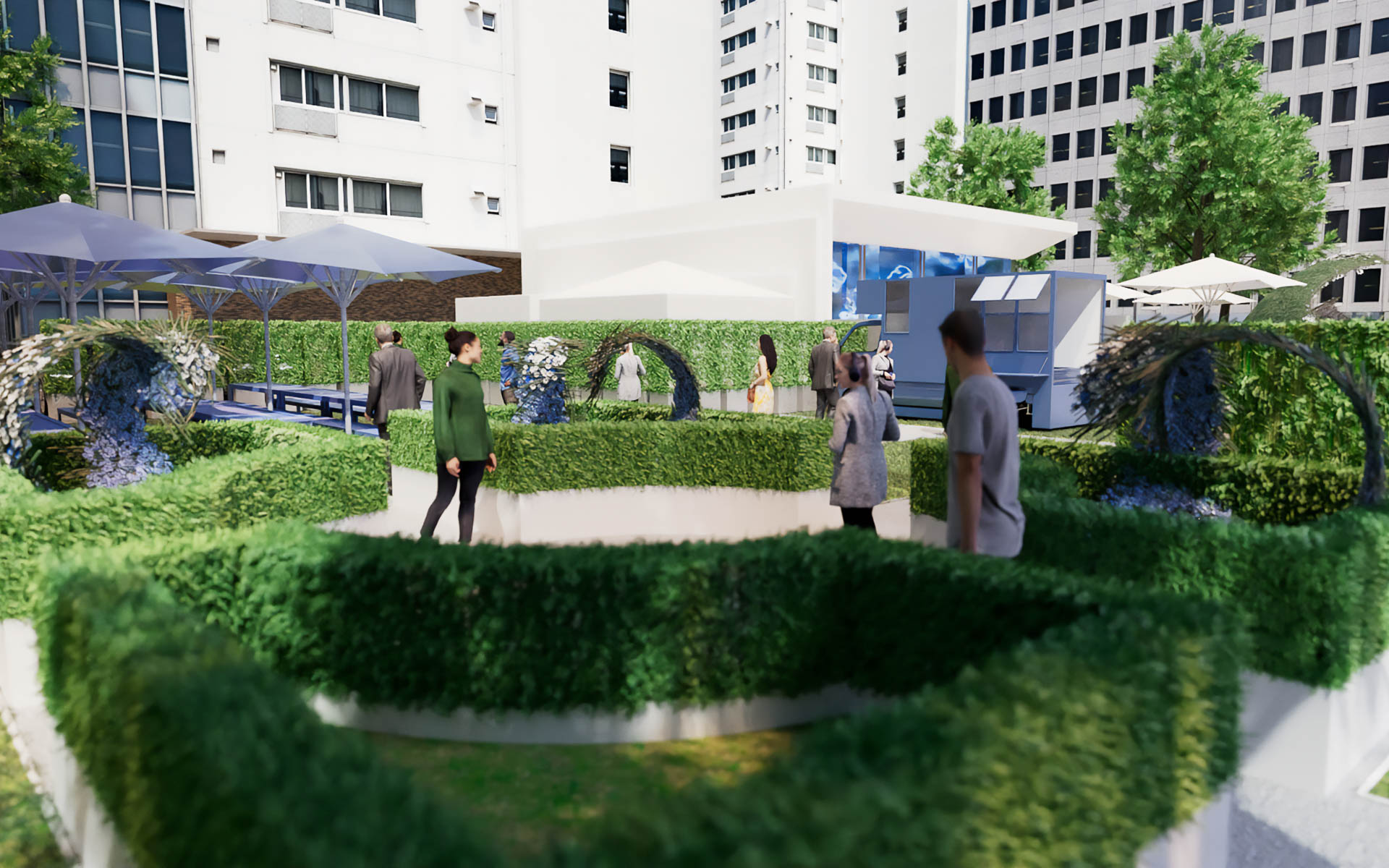 「FREUDE by BMW -THE GAEDEN」会場イメージ