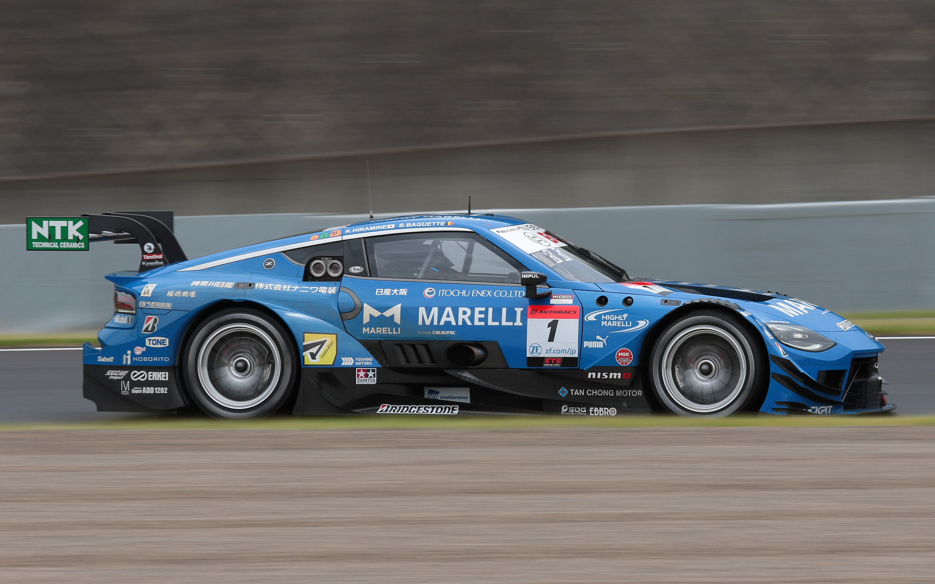 2022年シーズンにGT500クラスチャンピオンを獲得した1号車 MARELLI IMPUL Z（平峰一貴/ベルトラン・バゲット組）