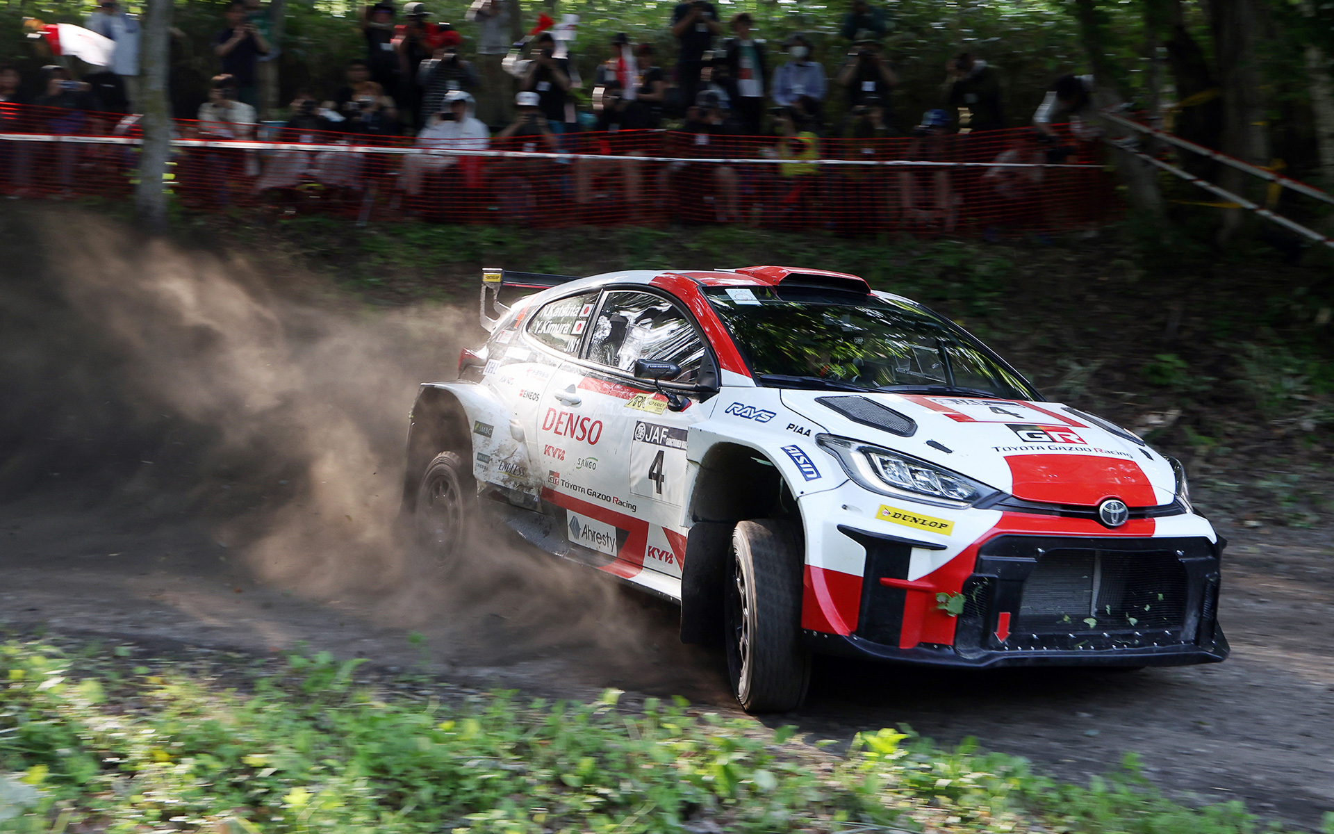 勝田選手/木村選手組の「GR YARIS JP4-RALLY2」