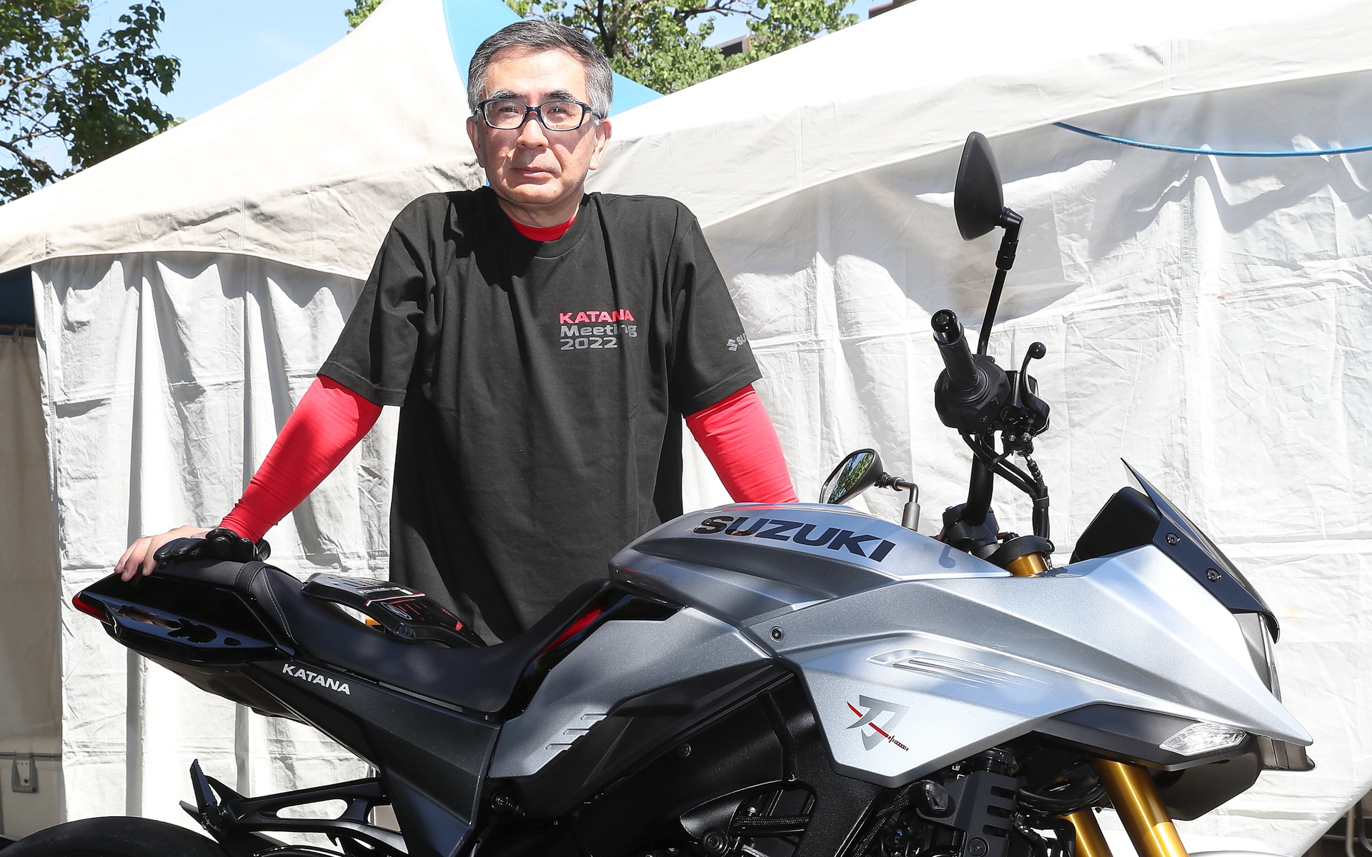 2022年のKATANAミーティングにスズキ代表取締役社長の鈴木俊宏氏も出席