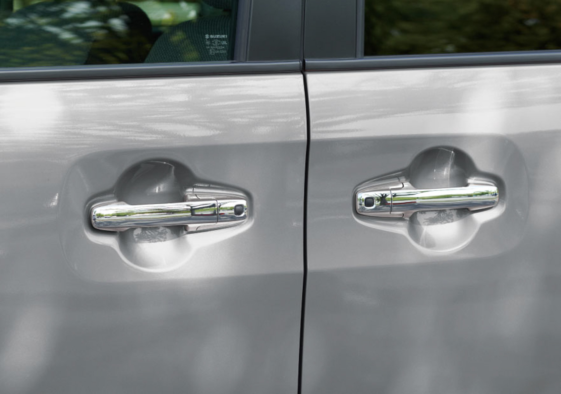 HYBRID Sリミテッドのメッキドアハンドル