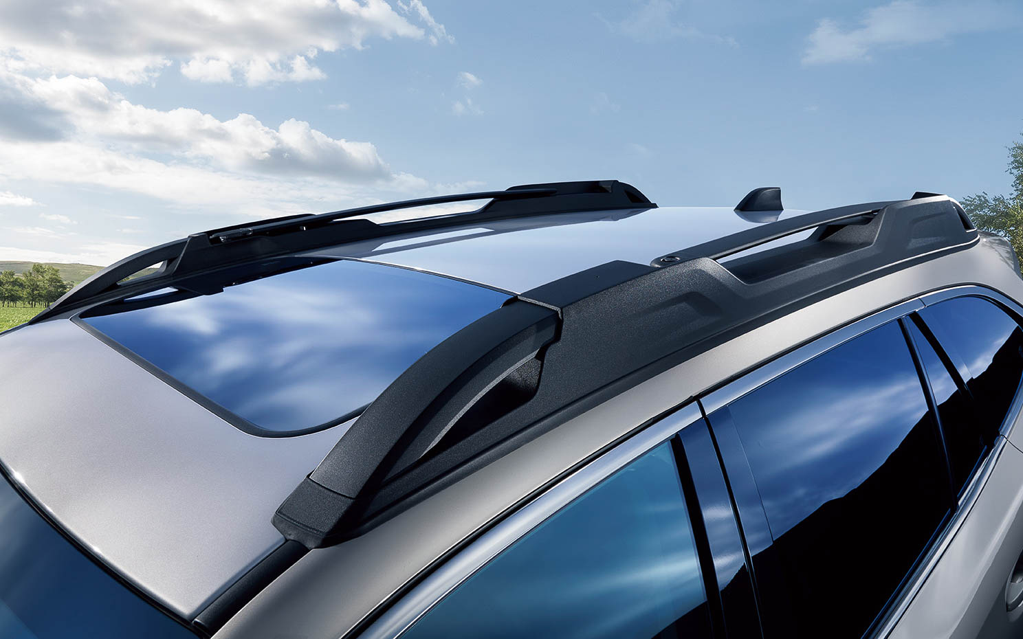 ルーフレール（クロスバービルトインタイプ、ブラック塗装）