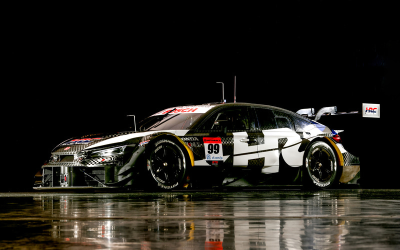 ホンダ シビック タイプR-GT スタンレー SUPER GT 2024 岡山で初公開された、ホンダ・レーシング「シビック タイプR-GT