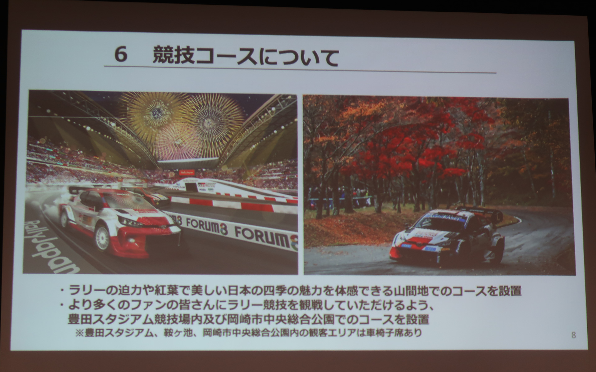 新たな取り組みとして「豊田スタジアム」と「岡崎中央総合公園」でスーパーSSを実施