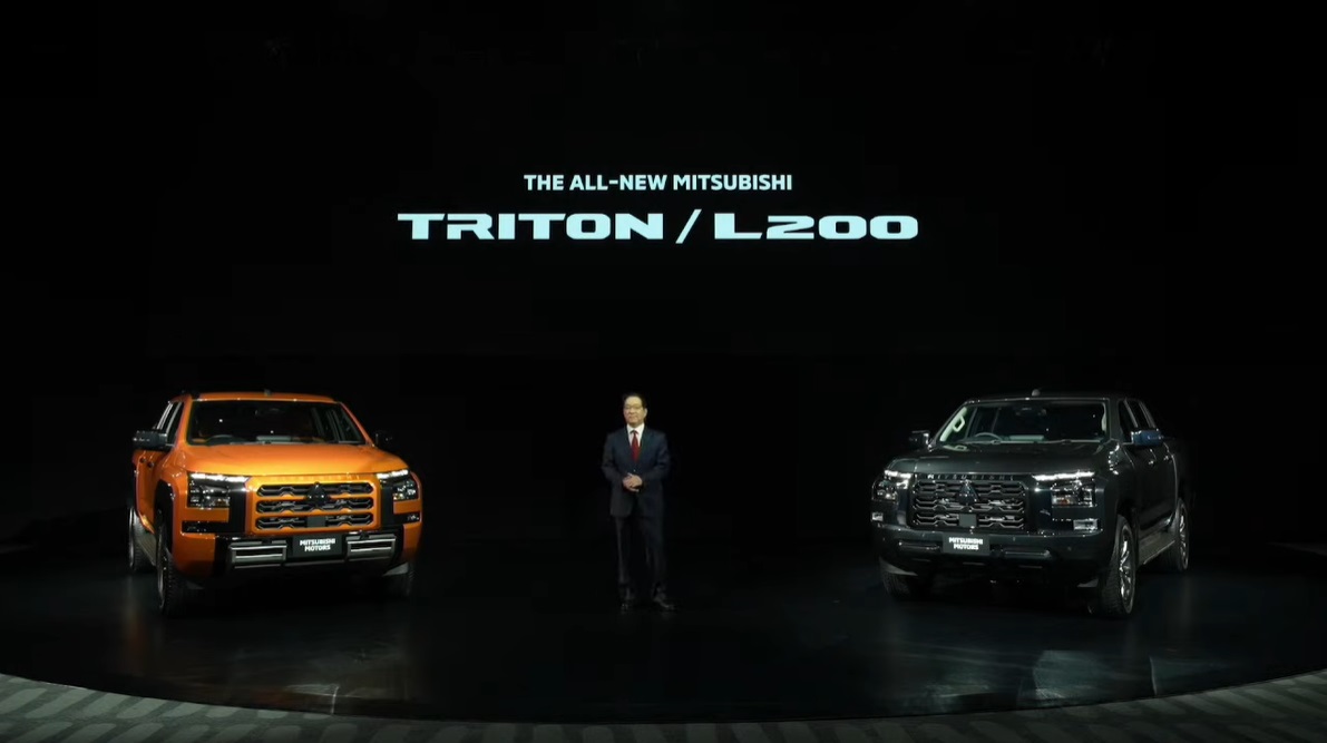 新型「トライトン」を世界初公開