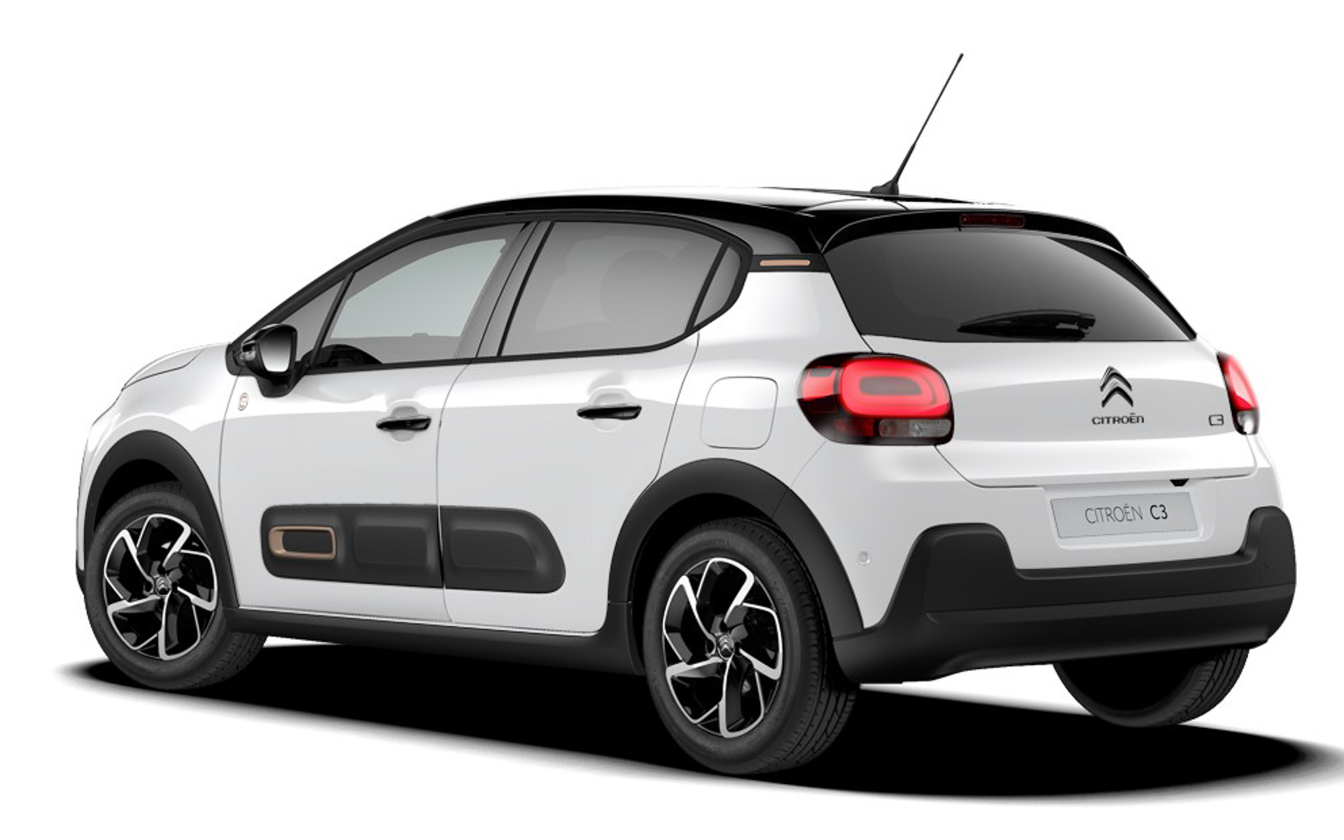 Cピラーにもゴールドの挿し色が入る