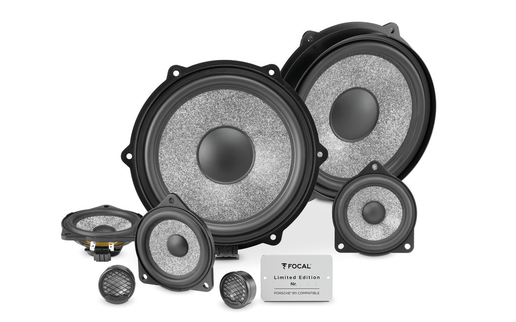 42mm口径ピュアベリリウム・インバーテッドドームトゥイーター、100mm口径Wサンドウィッチコーン・ミッドレンジ、200mm口径Wサンドウィッチコーンウーファーのセット