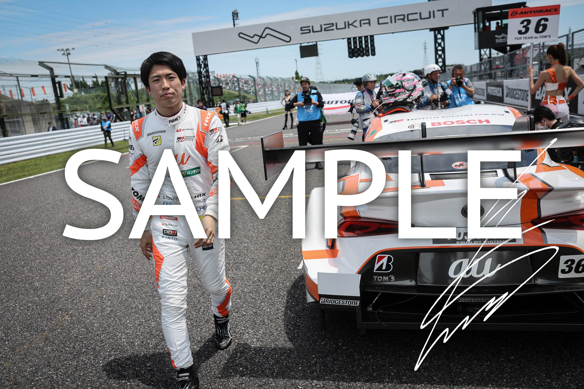 ドライバー（2名のサイン入り：坪井翔選手、宮田莉朋選手）