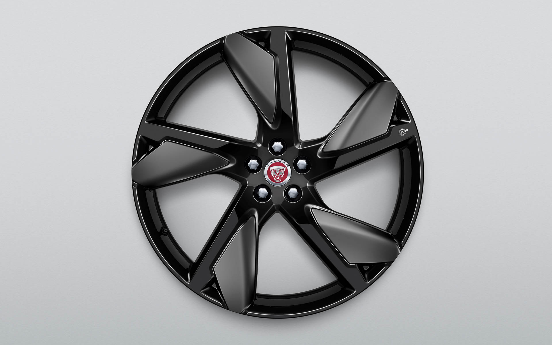 22インチ“スタイル5117”アロイホイール（鍛造、グロスブラック、サテンテクニカルグレイインサート）