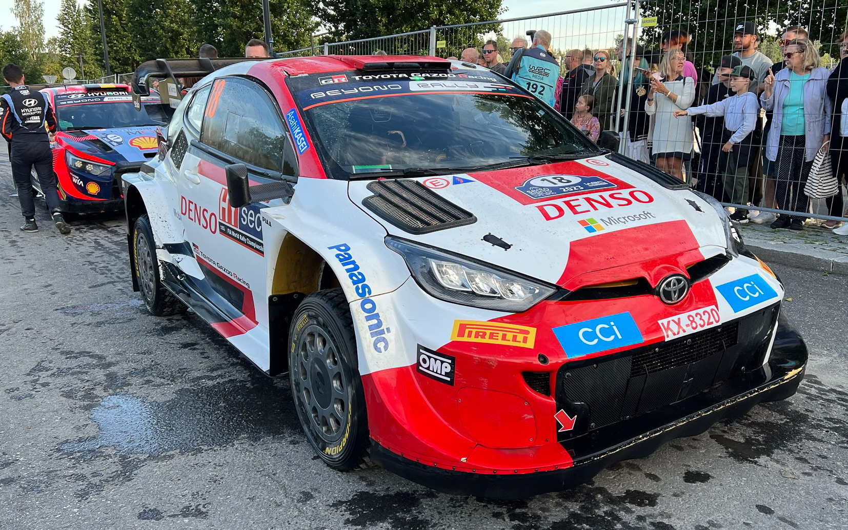 18号車 トヨタ GRヤリス ラリー1 ハイブリッド