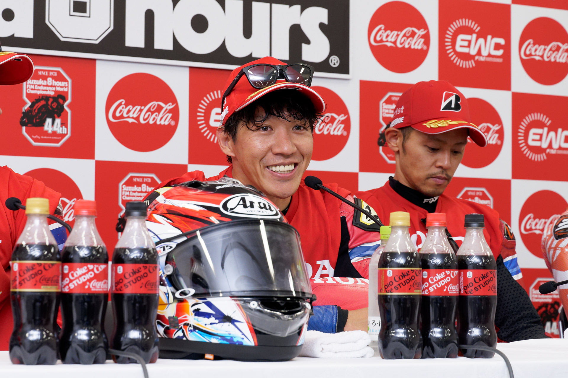 レースを振り返る33号車Team HRC with Japan Postの長島哲太選手