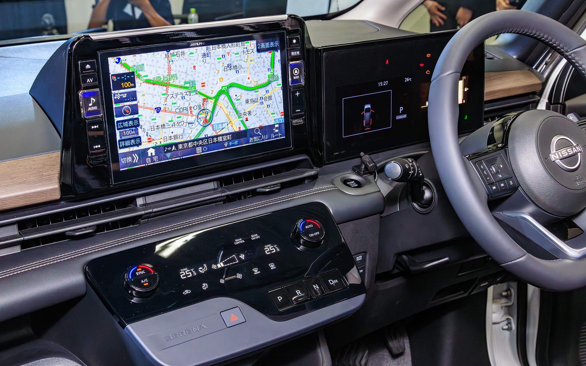 日産自動車の新型「セレナ」（C28型）専用となる「ビッグX11」システムが登場