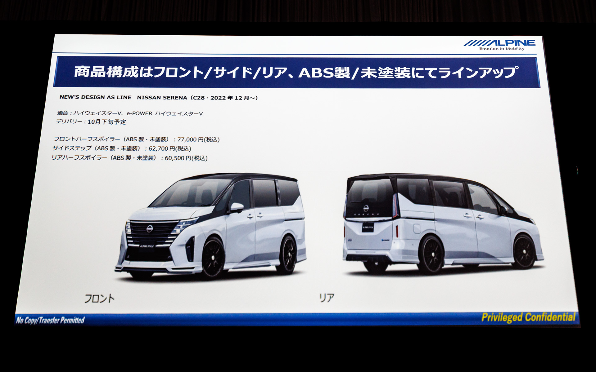 単品での価格も設定