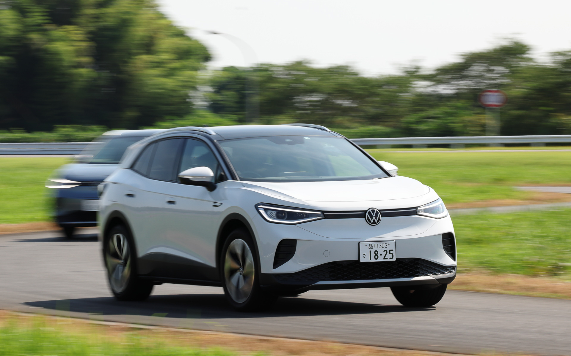 「ID.4」の走行性能をさまざまなシチュエーションで体験できる「フォルクスワーゲン テック デイ」が開催された