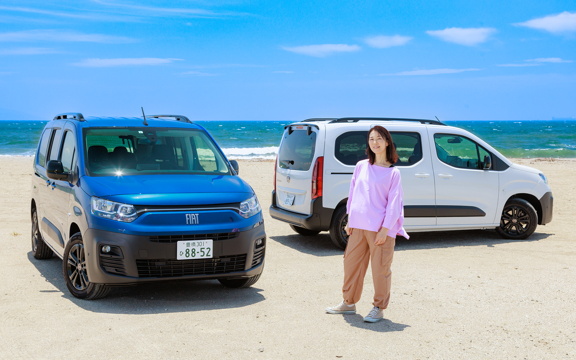 5人乗りのドブロと、7人乗りのドブロ マキシに試乗