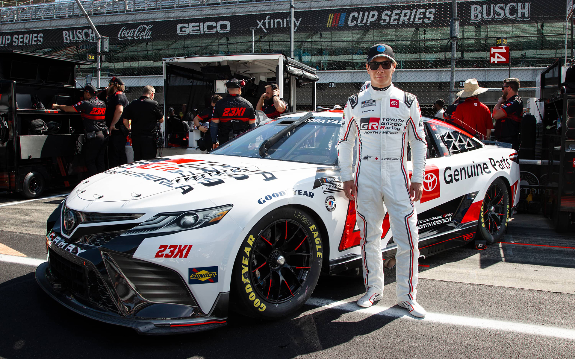 小林可夢偉選手がNASCARカップ・シリーズ第24戦の予選で28番手グリッドを獲得