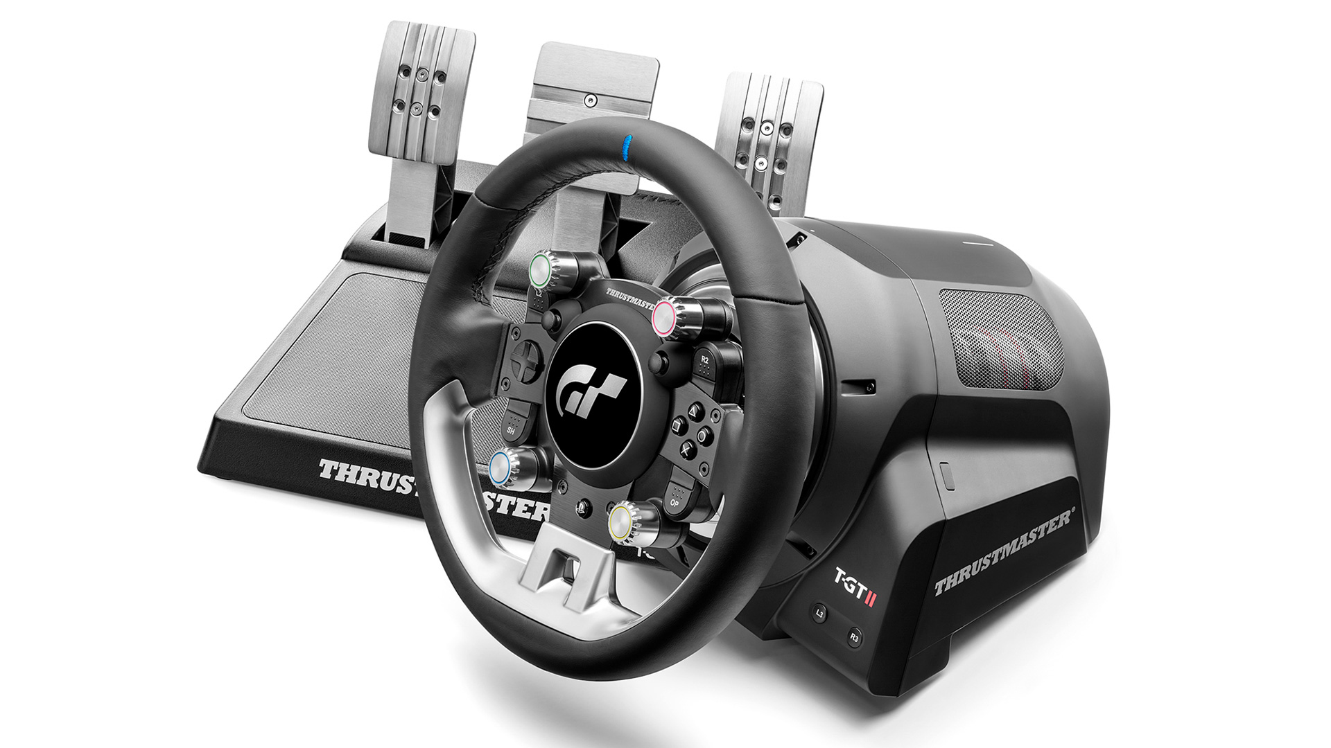 ステアリングコントローラー「Thrustmaster T-GT II」（発売元：ギルモ）