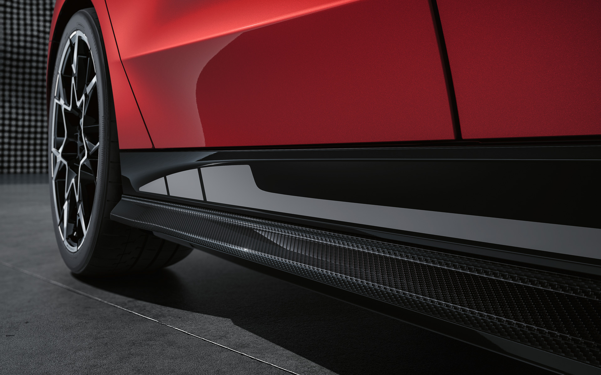 新採用のサイド・スカート・フィルム