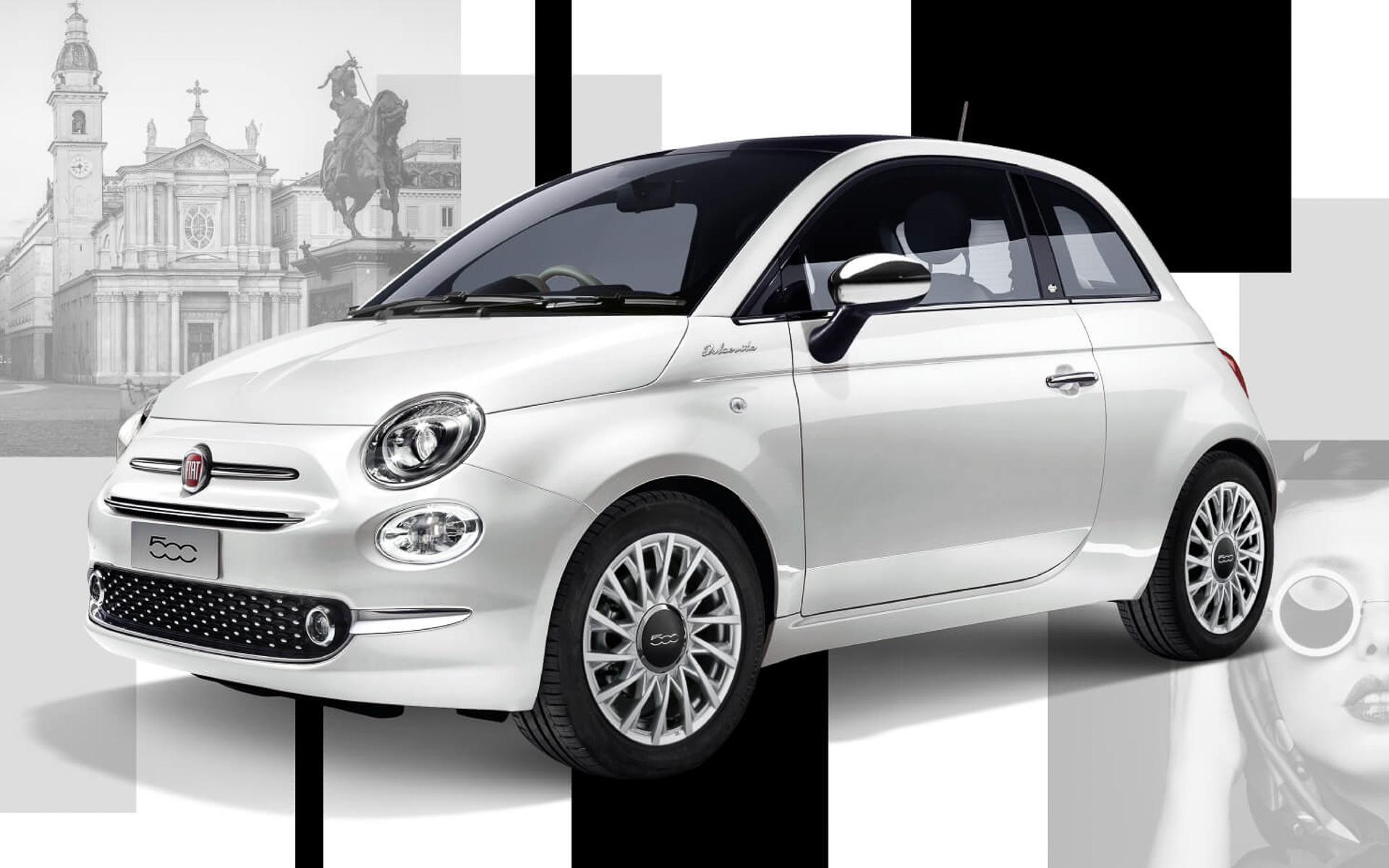 フィアット「500」の限定車「Dolce Bianco（ドルチェ ビアンコ）」