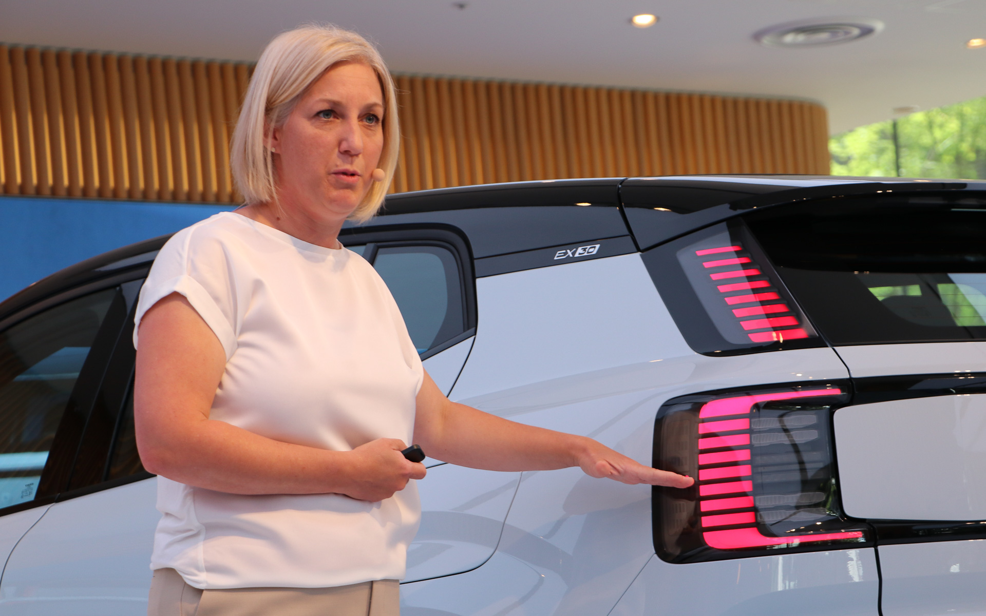 ボルボ・カーズインテリアデザイン部門 責任者 リサ・リーブス氏