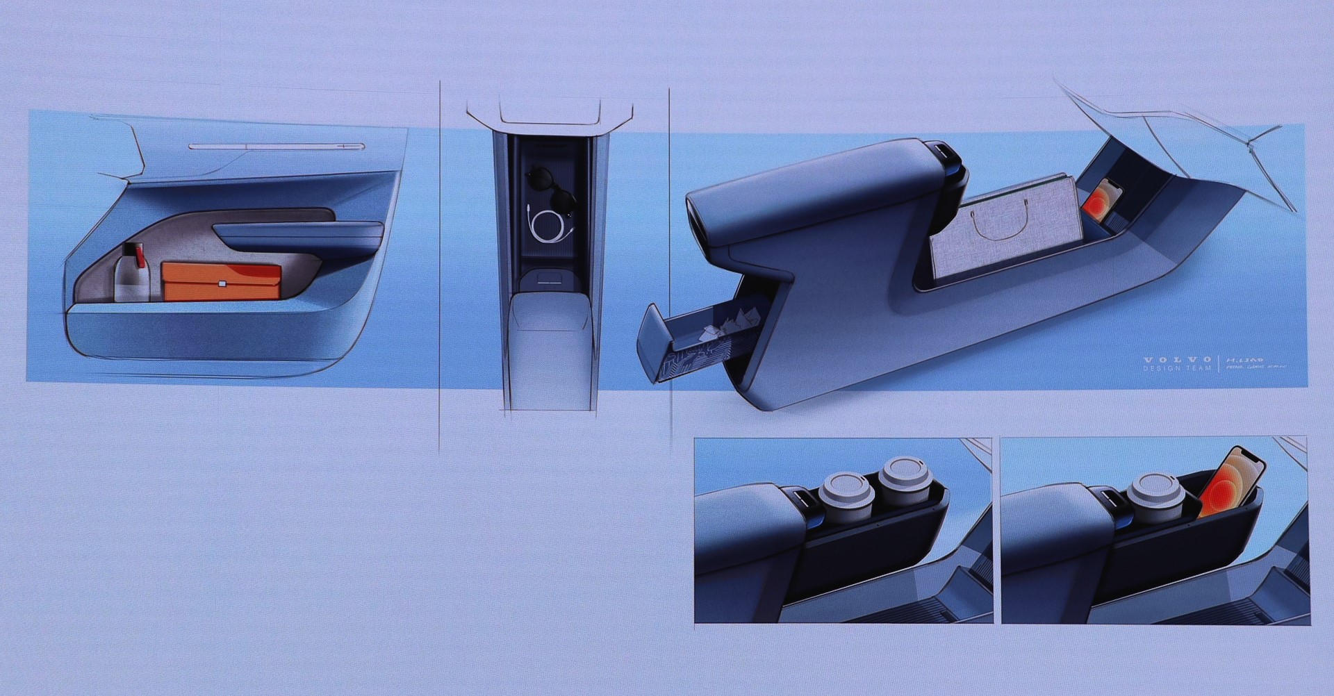 フレキシブルなセンターコンソール