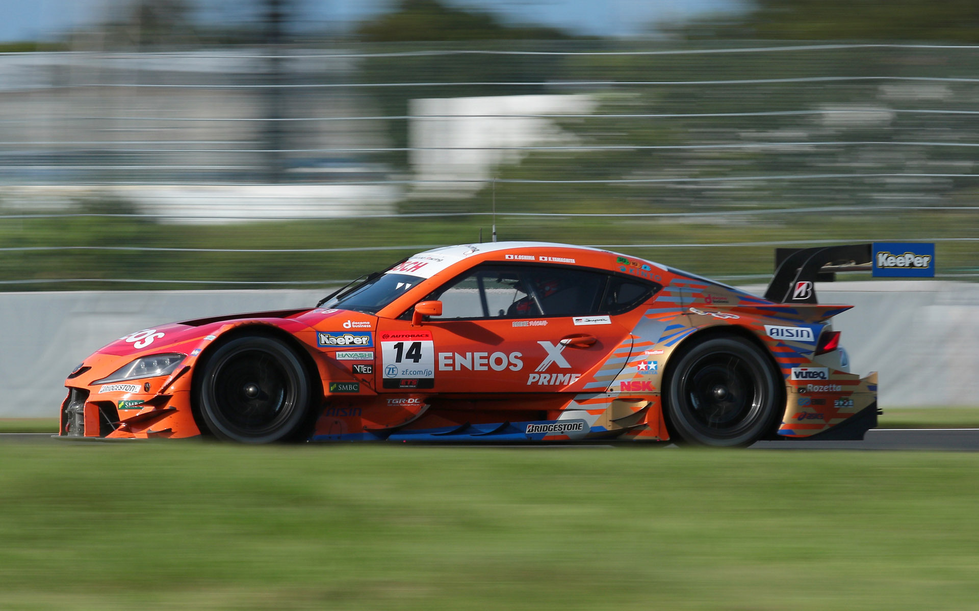 3位は14号車 ENEOS X PRIME GR Supra（大嶋和也/山下健太、BS）