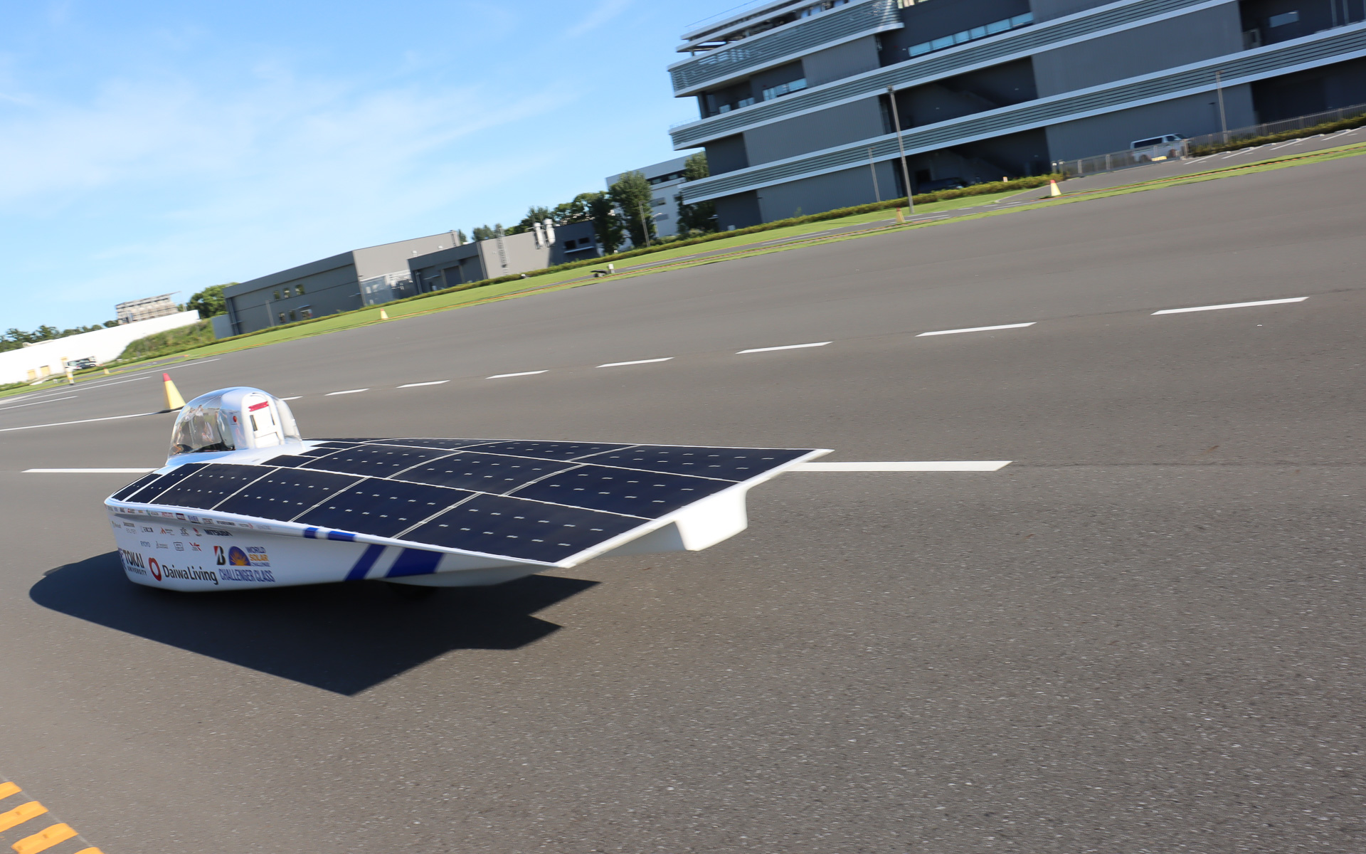 イベントの締めくくりに実施された新型Tokai challengerの試走