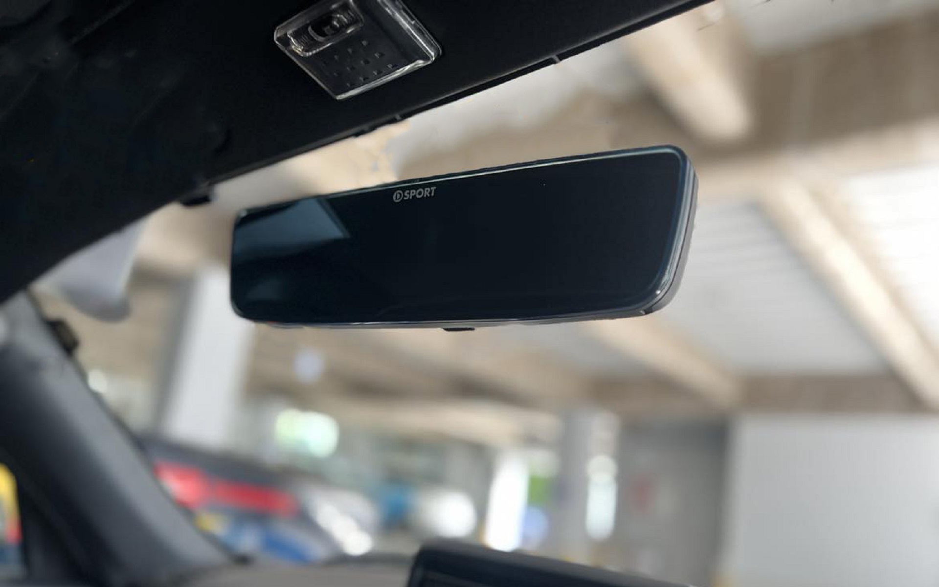 D-SPORTのコペン（LA400K/A）＆ロッキー用「ワイドルームミラー」装着イメージ