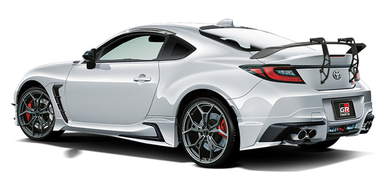 TRD、GR86用バーチカルマウント式「GRリアウイング」 - Car Watch