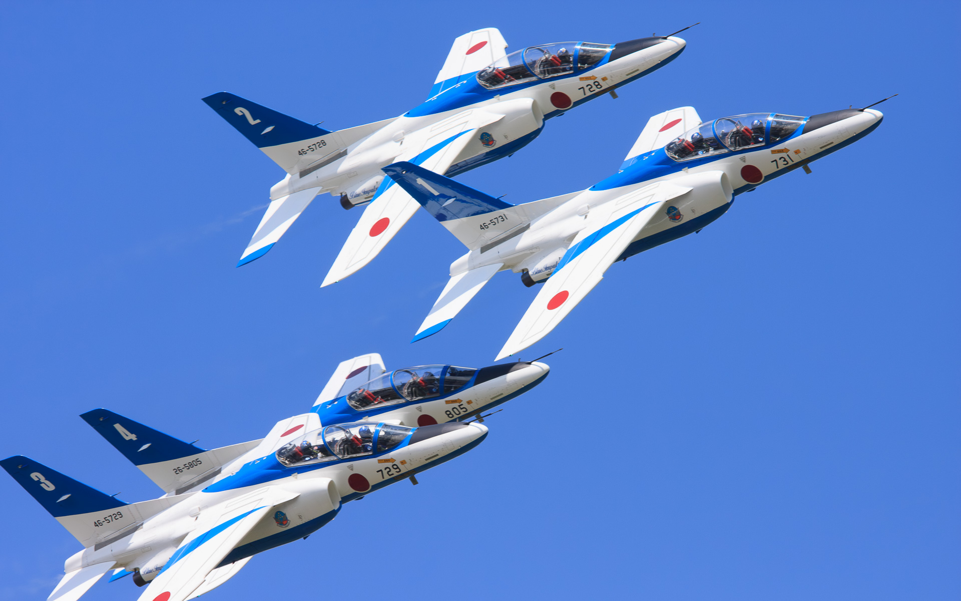 F1日本グランプリのオープニングフライトを担う航空自衛隊第4航空団第11飛行隊「ブルーインパルス」