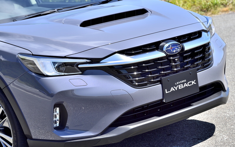 LEVORGスバル フロントグリル メッシュデザイン いざなう ブラック 