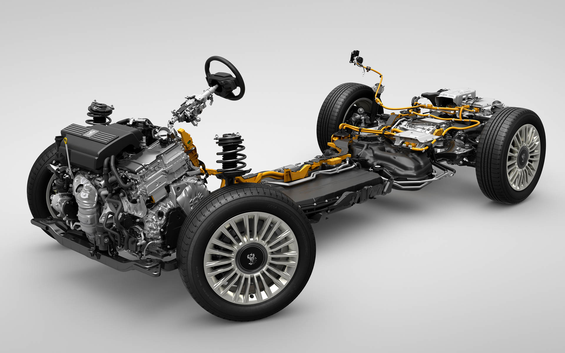 V型6気筒 3.5リッタープラグインハイブリッドシステムのイメージ