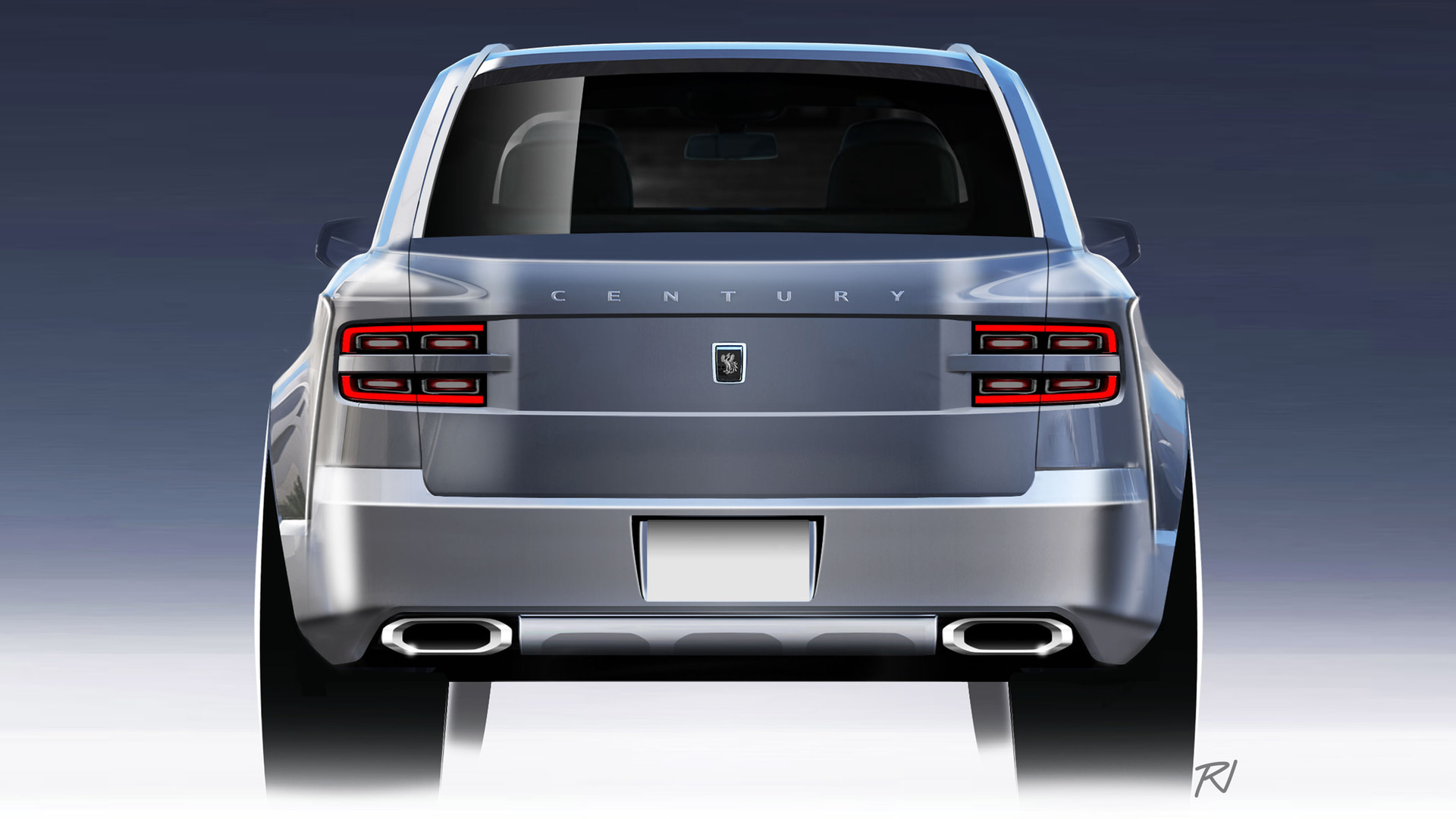 センチュリー新モデルデザインスケッチ