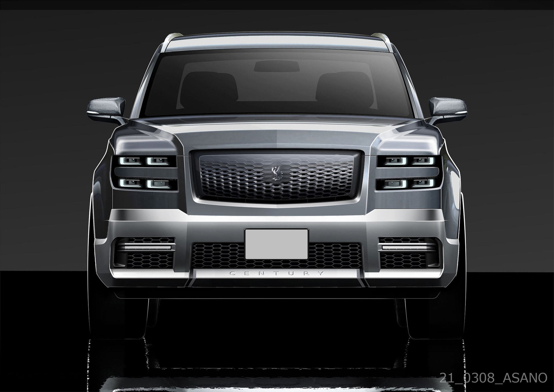 センチュリー新モデルデザインスケッチ