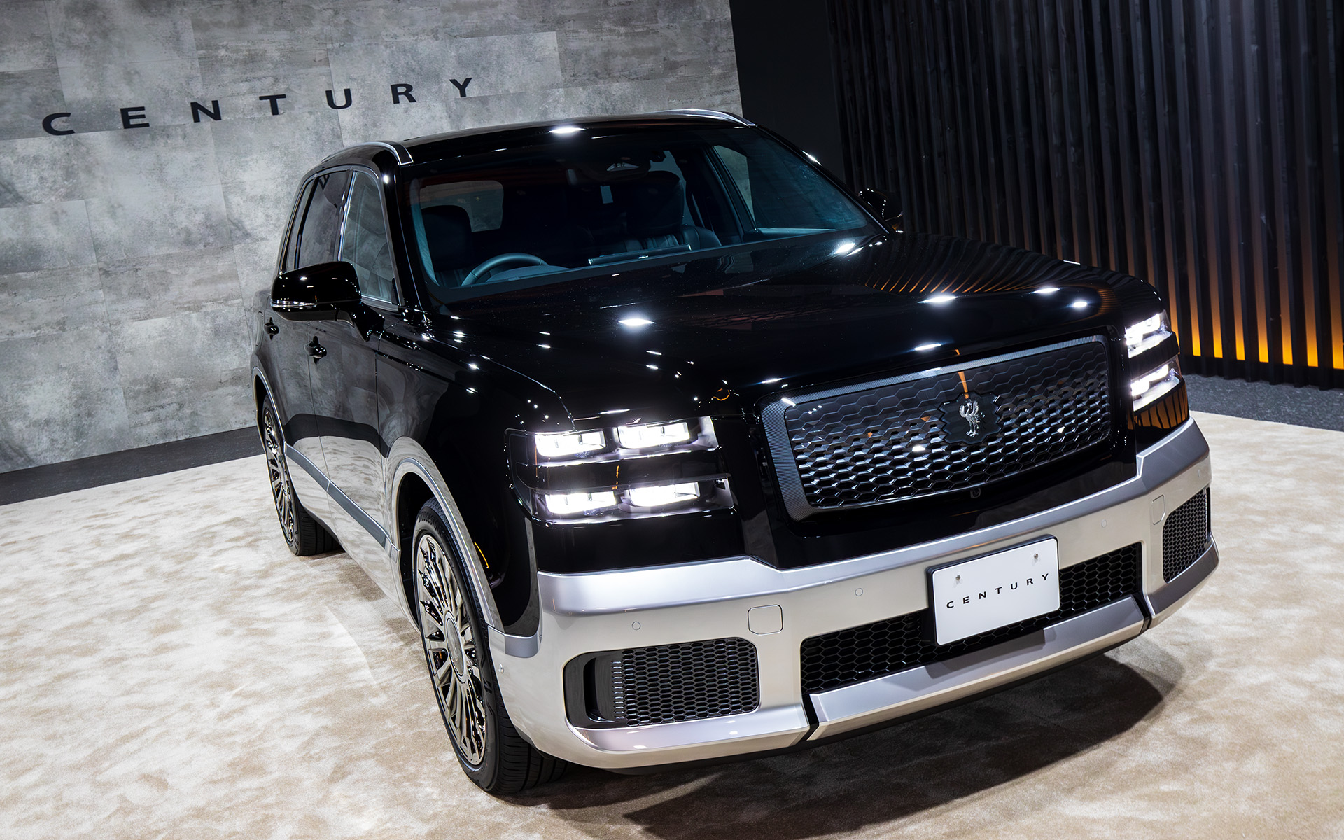 撮影車両のボディカラーはブラック×シルバー2トーンの麟鳳